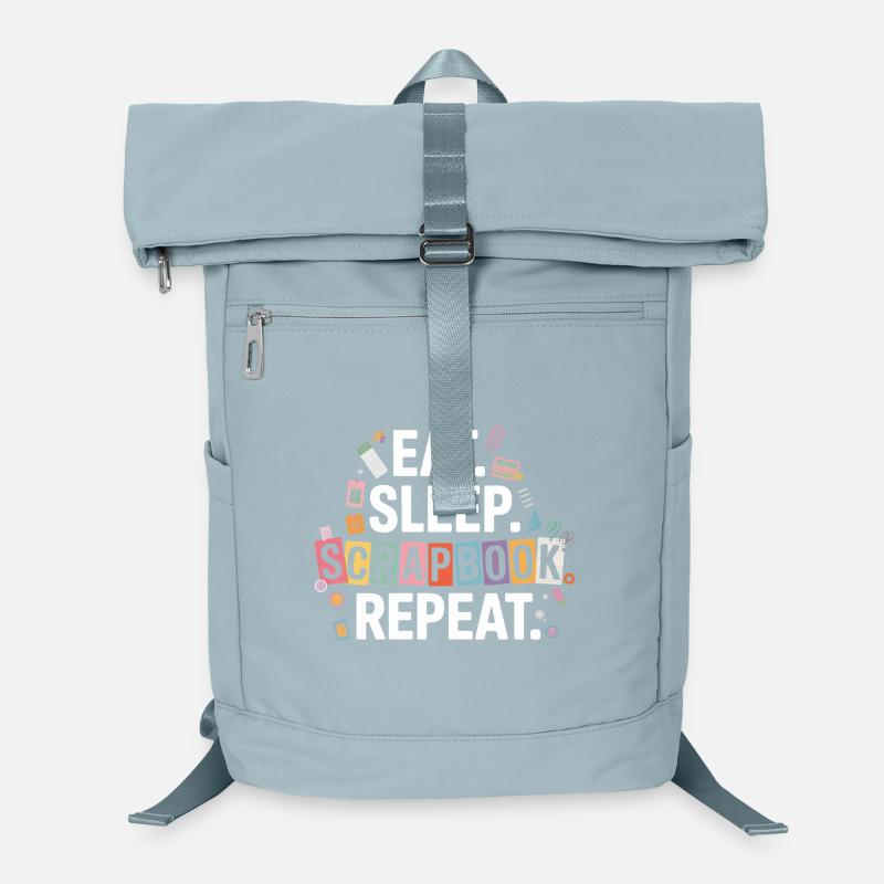 Eat Sleep Scrapbook Repeat Laptop Backpack
