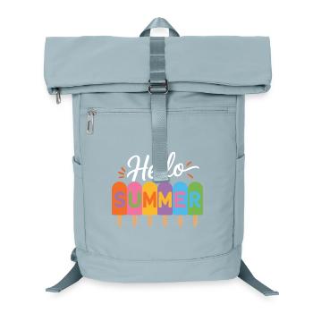 Hallo Sommer - Laptop-Rucksack  - Eisblau - Vorne