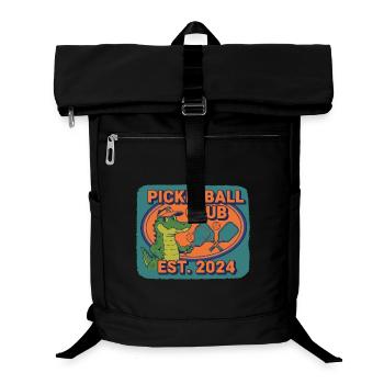 Pickleball Club Est 2024 Funny Player Pickle Ball - Laptop Backpack - black - Front