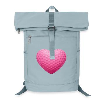 Pink Heart Golfball-Textur - Laptop-Rucksack  - Eisblau - Vorne