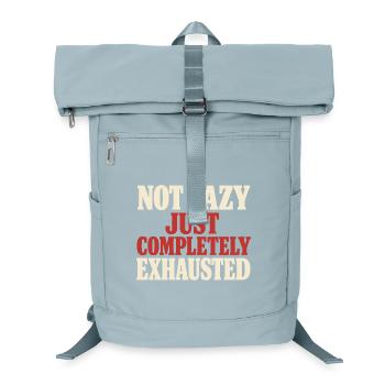 Ausgebrannter Millennial, Müder Erwachsener, - Laptop-Rucksack  - Eisblau - Vorne