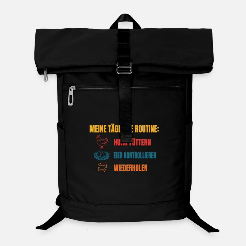 Meine tägliche Huhn-Routine Laptop-Rucksack 