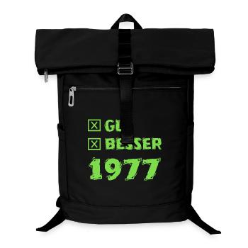 1977 - Laptop-Rucksack  - Schwarz - Vorne