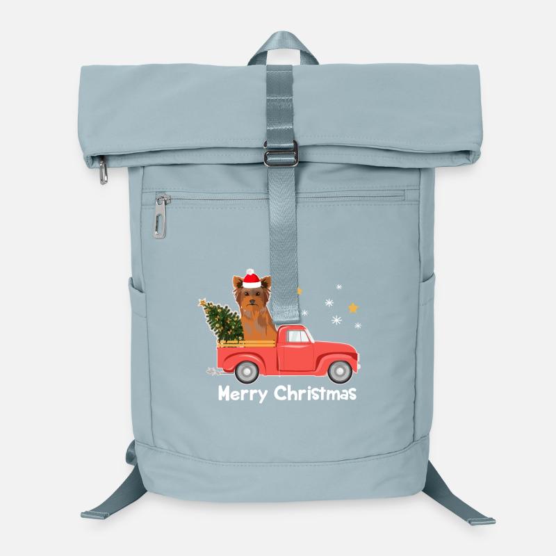 Pick-up Yorkie Christmas Tree Sac à dos ordinateur