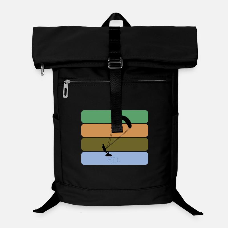 Kitesurf - Kitesurfer avec design en quatre couleurs Sac à dos ordinateur