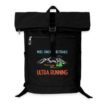 Ultra Running - Boue, sueur et sentiers - Sac à dos ordinateur - noir - Devant