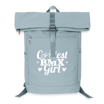 BMX Mädchen - Laptop-Rucksack  - Eisblau - Vorne
