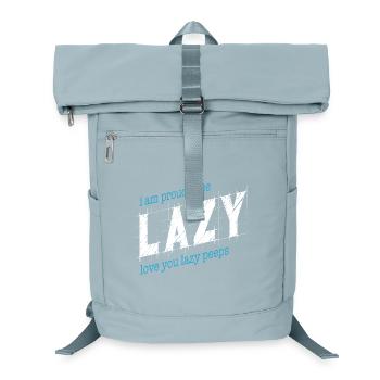 Proud to be lazy - Laptop Backpack - ice blue - Front