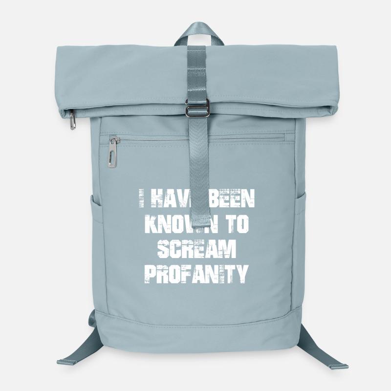 Je suis connu pour crier des blasphèmes Sac à dos ordinateur