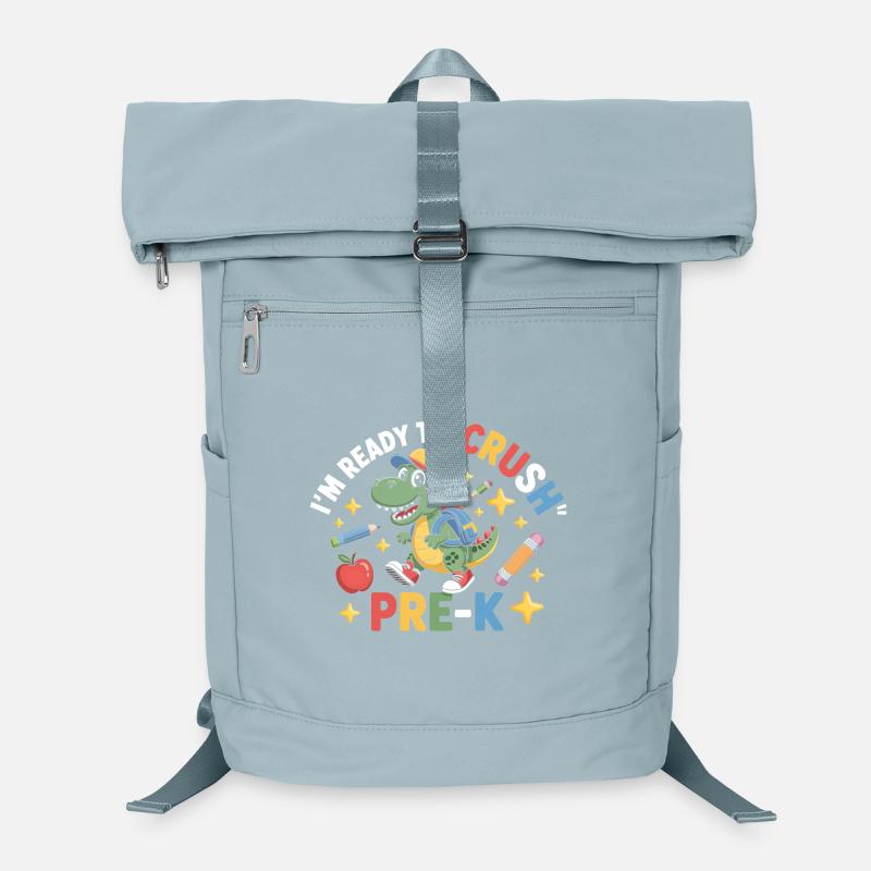 Bereit, Pre K Dinosaurier zu zerquetschen Laptop-Rucksack 