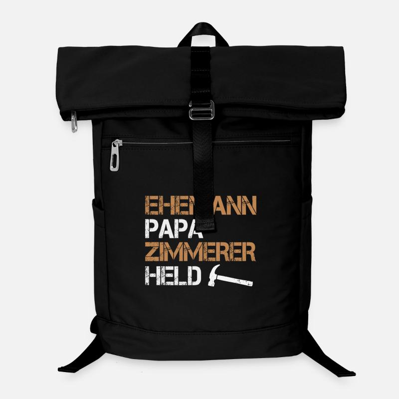 Husband Dad Carpenter Hero Carpenter Craft Laptop Backpack