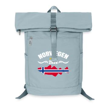 Voyage de pêche en Norvège 2026 - Sac à dos ordinateur - bleu glacier - Devant