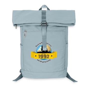 33. Birthday Rocking the crowd since 11/1992 - Laptop Backpack - ice blue - Front