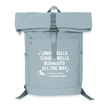 Jingle Bells Turbo Smells Burnouts All The Way Fun - Laptop Backpack - ice blue - Front