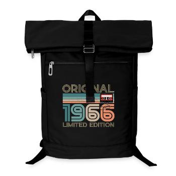 60 ans 60e Anniversaire 1966 Original Vintage - Sac à dos ordinateur - noir - Devant