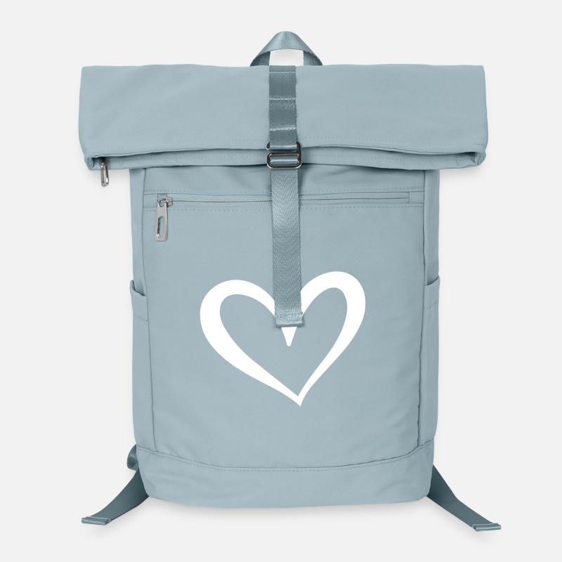 Heart icon illustration Laptop Backpack