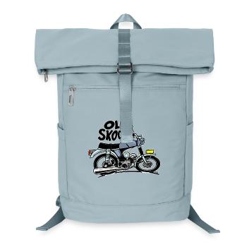 0897 Moped 50cc Farbe ALTE SKOOL - Laptop-Rucksack  - Eisblau - Vorne