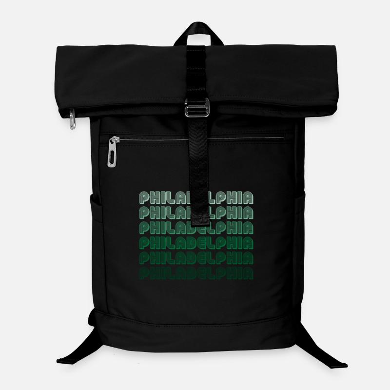 Philadelphia Typografie Gradient Laptop-Rucksack 