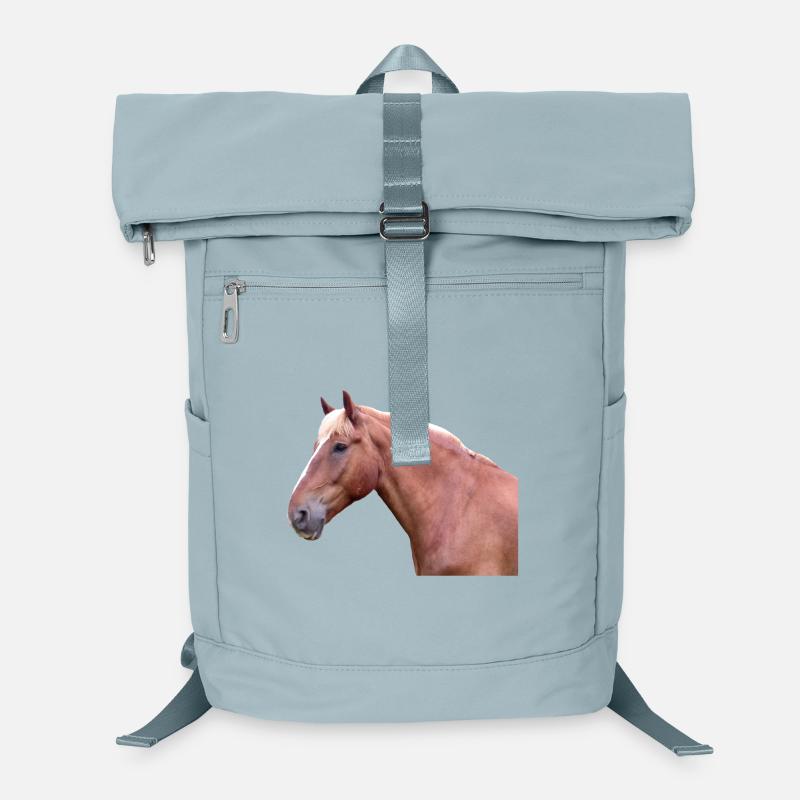 Pferdekopf Pferd Dressurpferd Pferderasse Reiter Laptop-Rucksack 