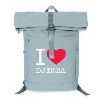 I LOVE DJERBA Tunisia Tunesien - Laptop-Rucksack  - Eisblau - Vorne