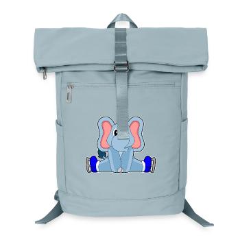Patins à glace éléphant - Sac à dos ordinateur - bleu glacier - Devant