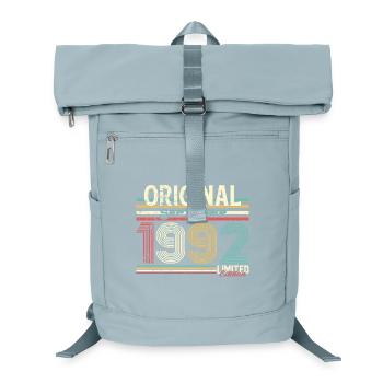 Jahrgangsdesign 1992 mit Retro-Charme, 33 Jahre - Laptop-Rucksack  - Eisblau - Vorne