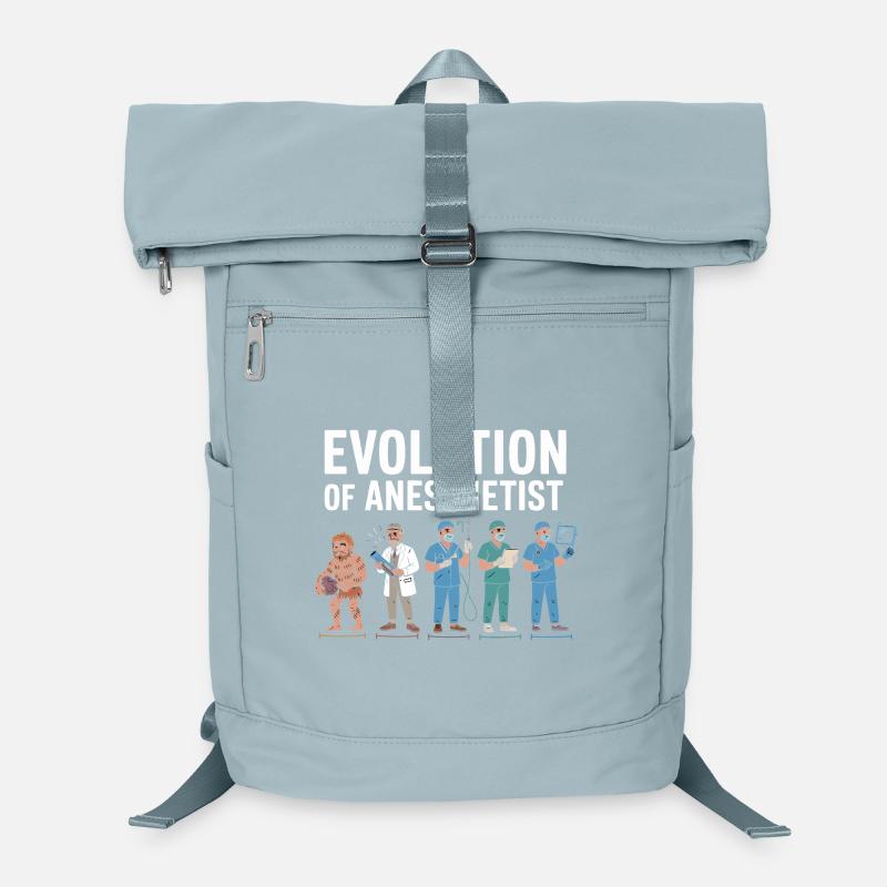 Illustration de l'évolution des anesthésistes Sac à dos ordinateur