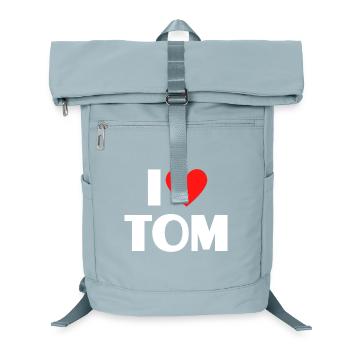 J'aime Tom Red Heart, fan du nom romantique - Sac à dos ordinateur - bleu glacier - Devant