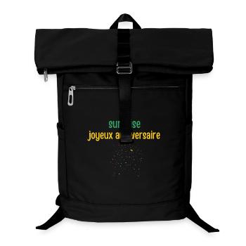Surprise Happy Birthday - Laptop Backpack - black - Front