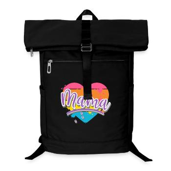 Mama - Laptop-Rucksack  - Schwarz - Vorne