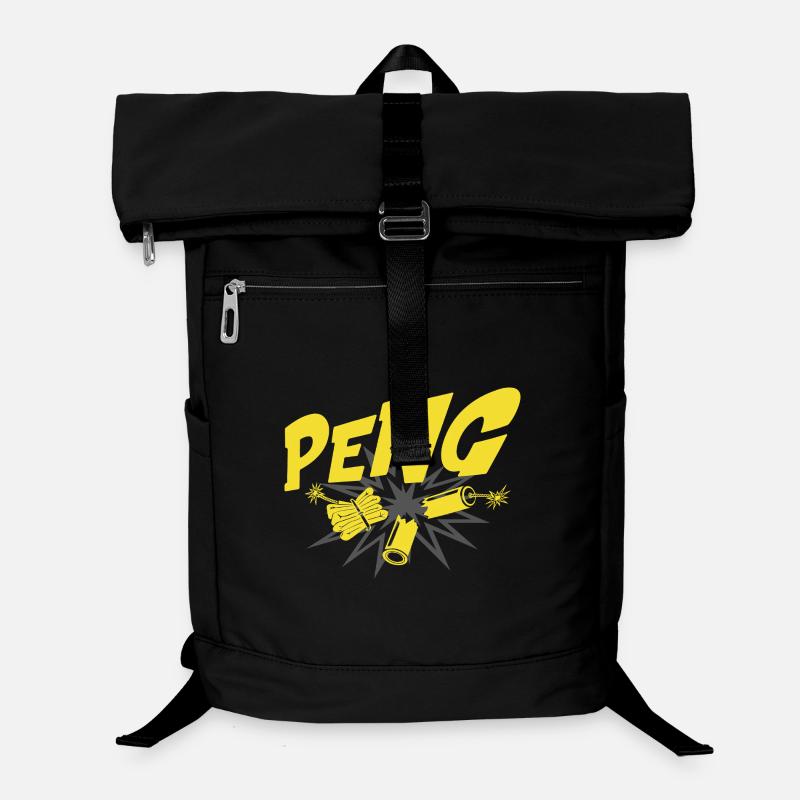 Peng explosion GelbKnall Motiv Laptop-Rucksack 