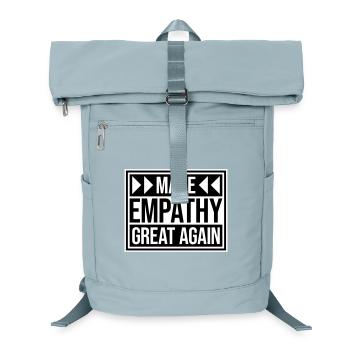 Make Empathy Great Again Politisch Statement Hoffn - Laptop-Rucksack  - Eisblau - Vorne