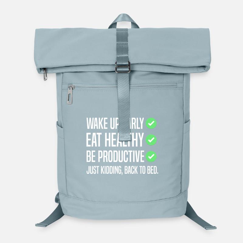 Funny New Year's Resolution Laptop Backpack