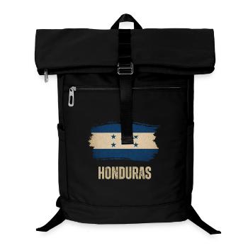 Flag of Honduras grunge, I love Honduras - Laptop Backpack - black - Front