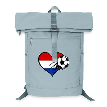 Drapeau des Pays-Bas Fussball_mit_Herz - Sac à dos ordinateur - bleu glacier - Devant