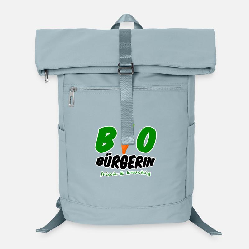 Bio Bürgerin vegan vegetarisch lustig Geschenk Laptop-Rucksack 
