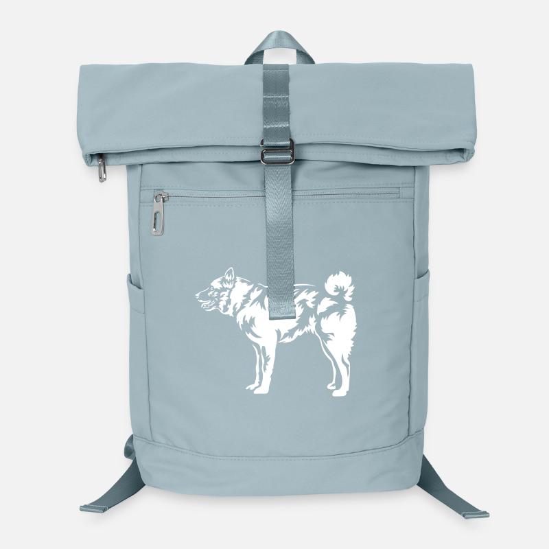 Norwegischer Elchhund "Black Edition" Laptop-Rucksack 