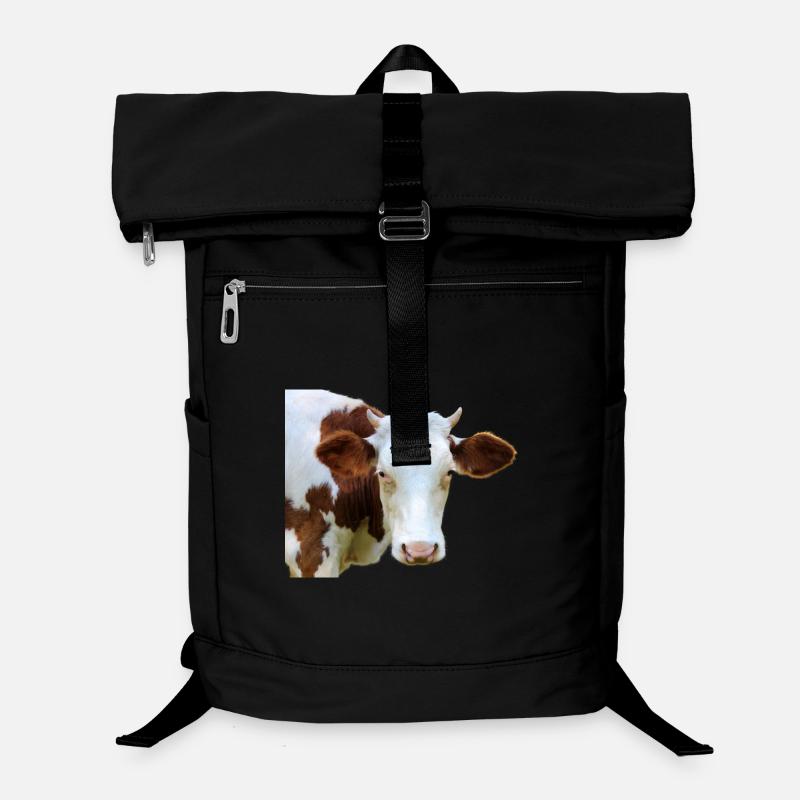Cow Cow Head Laptop Backpack
