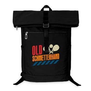 Padel Sport OLD SCHMETTERHAND Funny - Laptop Backpack - black - Front
