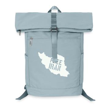 Iran Freiheit Free Iran - Laptop-Rucksack  - Eisblau - Vorne