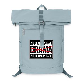 No Drama Please Rest Relaxation Relax Chill Fun - Laptop Backpack - ice blue - Front