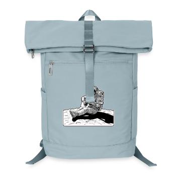 Astronautenmusik Gitarrenmond - Laptop-Rucksack  - Eisblau - Vorne