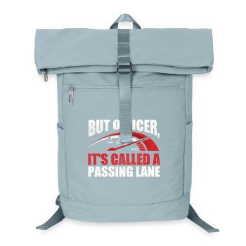 Its Called A Passing Lane Racing - Laptop Backpack - ice blue - Front