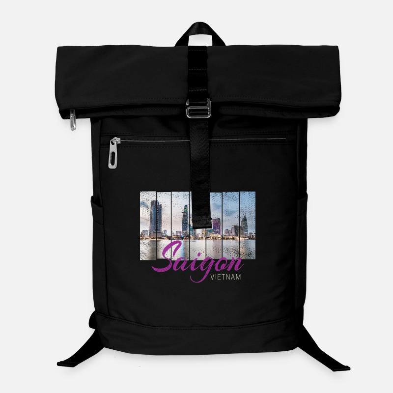 Saigon (Ho-Chi-Minh-Stadt) HCMC Vietnam Souvenir Laptop-Rucksack 