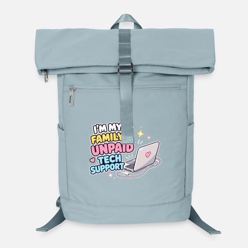 Family Tech Support Unpaid Laptop Backpack