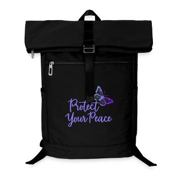 Protect Your Peace Butterfly Inner Peace - Laptop Backpack - black - Front