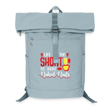 Nageldesigner Nageldesignerin Kosmetik Nagelstudio - Laptop-Rucksack  - Eisblau - Vorne
