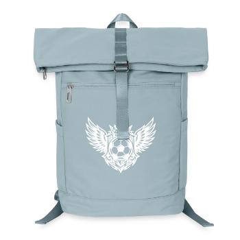 Blason de football Couronne royale - Sac à dos ordinateur - bleu glacier - Devant