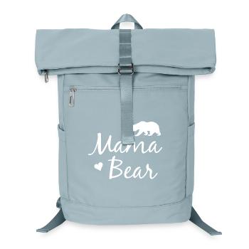 Mama Bär - Mama Bear - Laptop-Rucksack  - Eisblau - Vorne