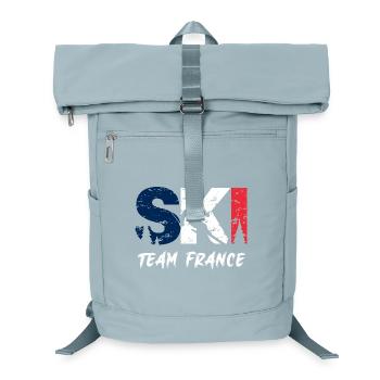 Ski Team Frankreich Emblem - Laptop-Rucksack  - Eisblau - Vorne
